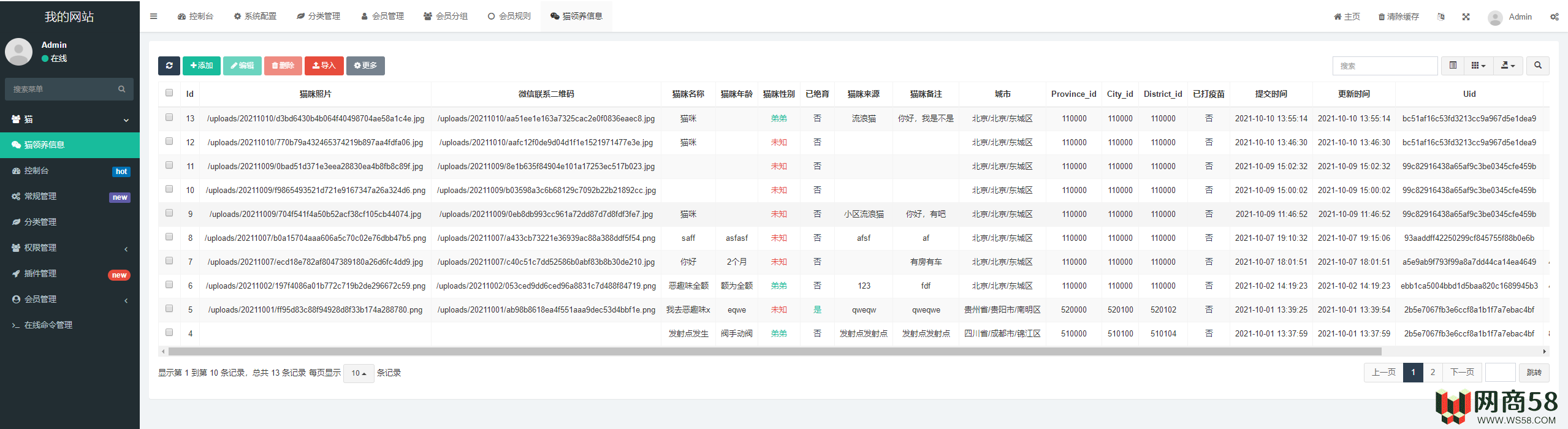 最新流浪猫流浪狗H5完整运营源码下载/可封装APP-5