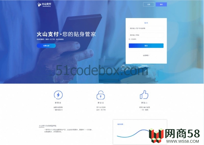 网站源码 火山支付网站源码-免签支付源码-即时到账 2019-5-5-1