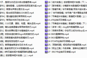 PR CC2019零基础系统学剪辑