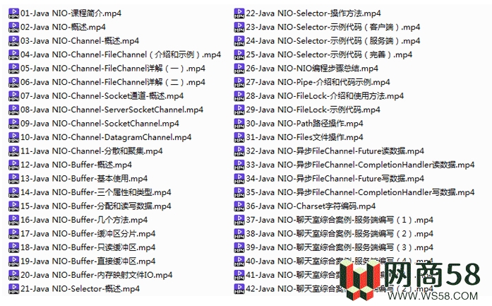 Java网络编程NIO视频教程-1
