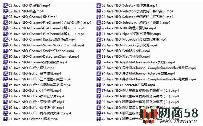 Java网络编程NIO视频教程
