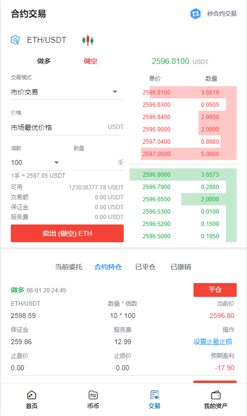 【区块链合约交易所源码】新币币交易所USDT秒合约杠杆C2C法币交易-5