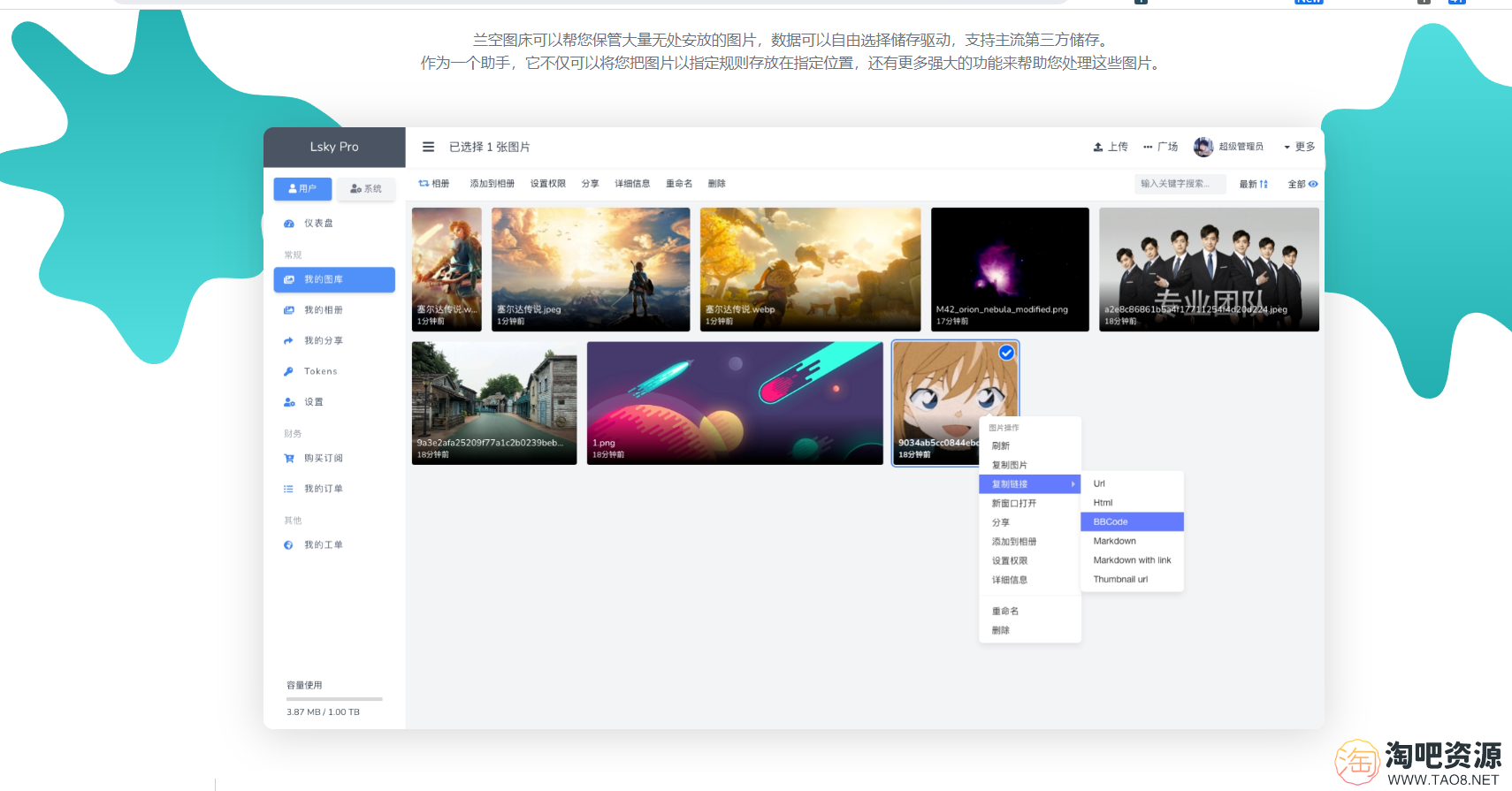 Lsky Pro 企业版兰空图床程序网站PHP源码-1