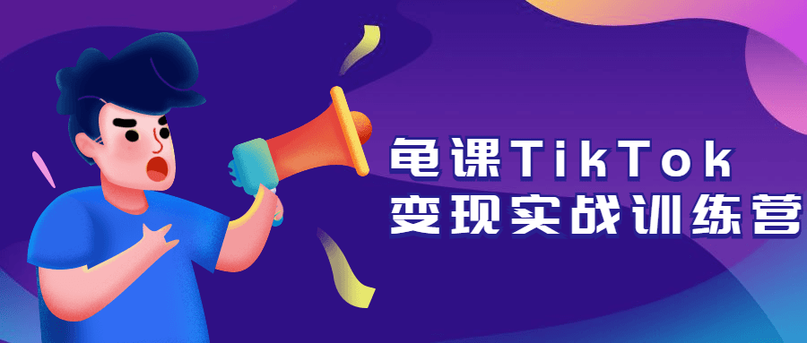 龟课TikTok变现实战训练营-1