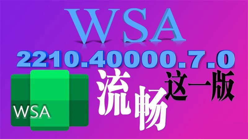 微软WSA安卓子系统流畅版2210.40000.7.0-1