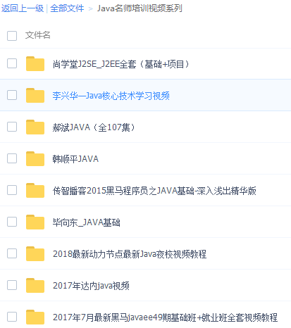 最权威的Java名师培训视频系列-1