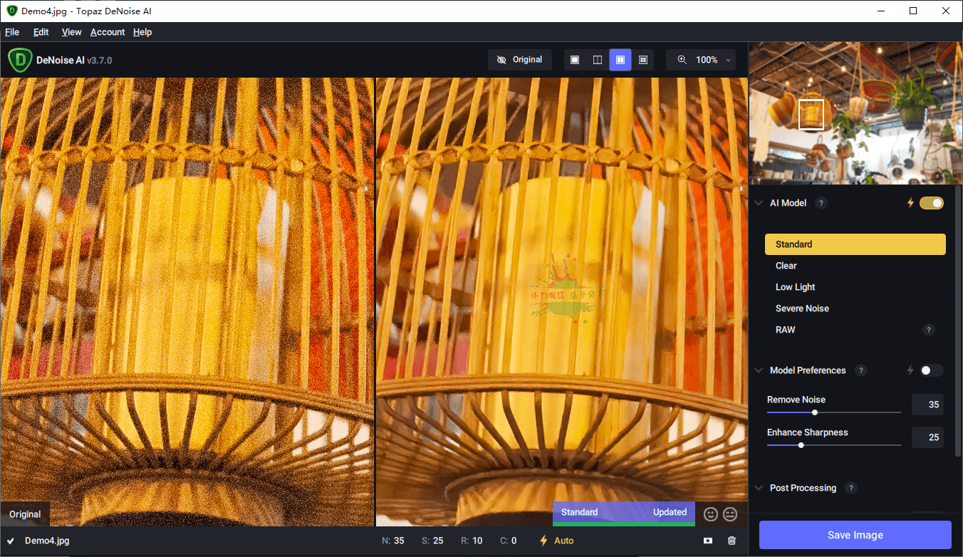 Topaz DeNoise AI v3.7.2便携版-2