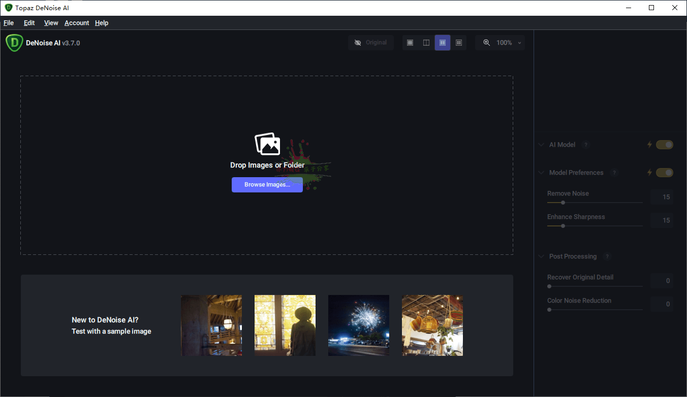 Topaz DeNoise AI v3.7.2便携版-1