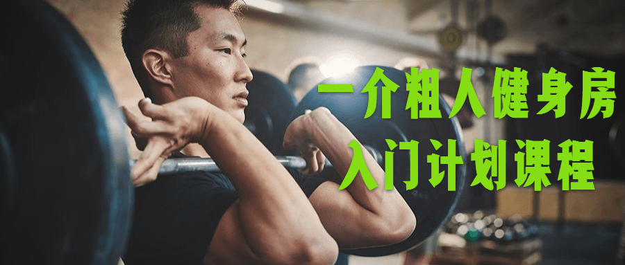 一介粗人健身房入门计划课程-1 一介粗人健身房入门计划课程-1