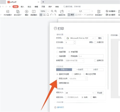 pdf打印怎么调整大小 pdf如何缩小打印比例-3