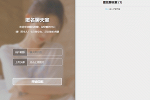 七分钟交友匿名聊天室源码