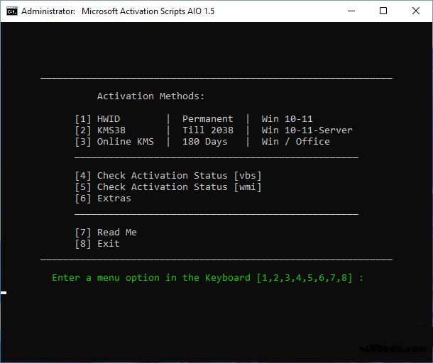 KMS激活脚本多合一Microsoft Activation