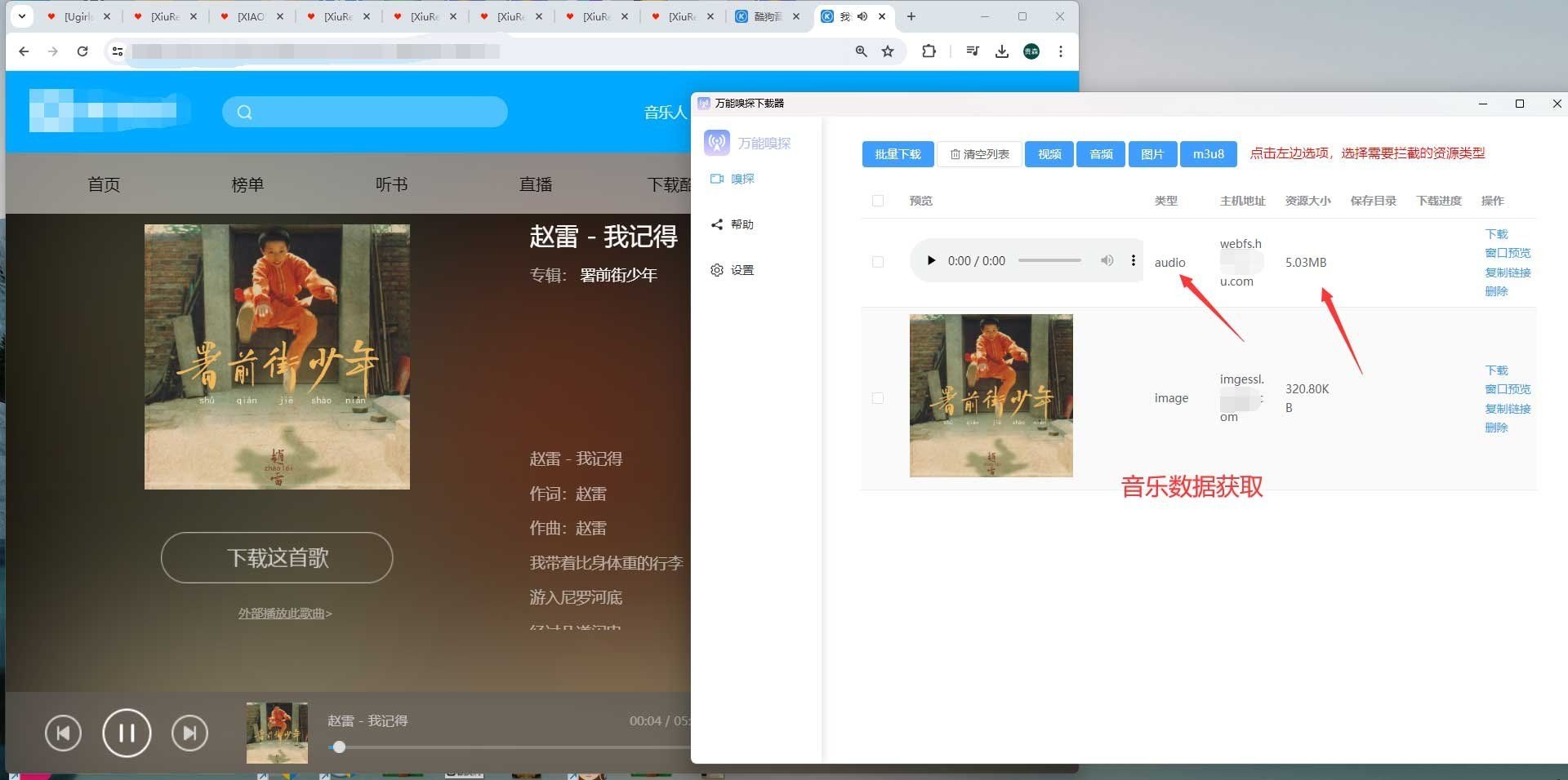万能嗅探1.0.5可抓视频号批量抓取媒体文件