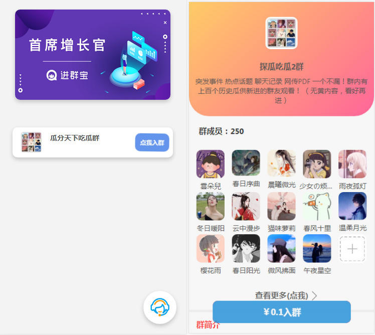 WordPress开发进群V2主题源码，多种引流方法，引私域二次变现-1