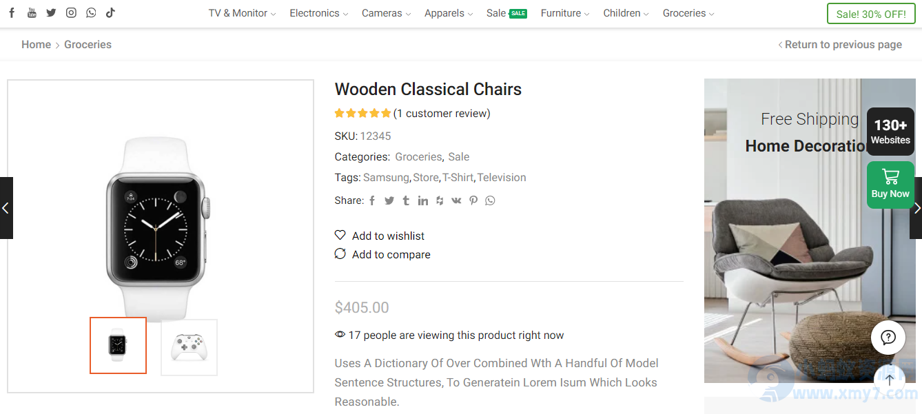 WordPress主题–Xstore v9.5.3 Woocommerce主题 破解版下载