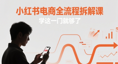 小红书电商全流程拆解课学这一门就够了