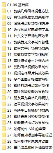 点击查看原图 剪映专业剪辑效速成班教程 从零开始学视频剪辑