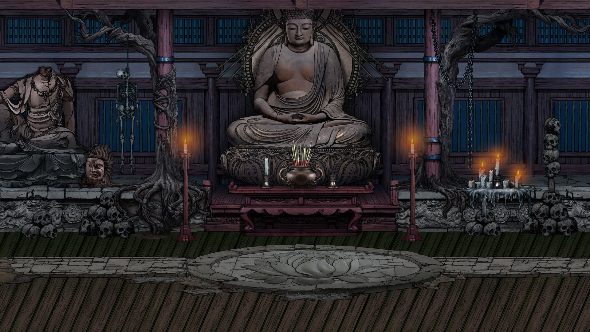 点击查看原图 《侠落:百花杀尽》创新类回合制冒险RPG