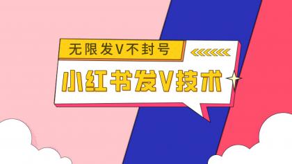 小红书暴力无限发V不封号技术，完全无视规则-免费资源网-第16张图片