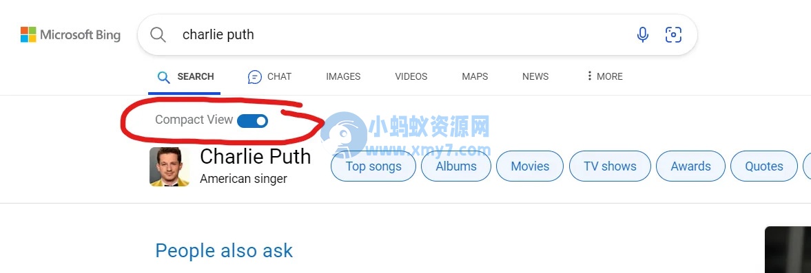 微软必应正测试“紧凑视图”，搜索结果页面更简洁