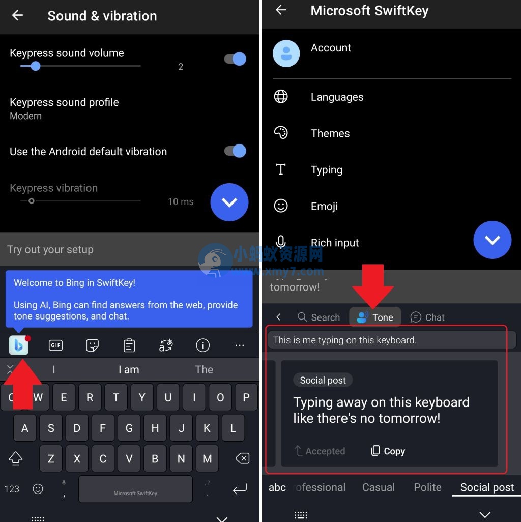 微软发布 Beta 版 SwiftKey 输入法，支持和必应聊天