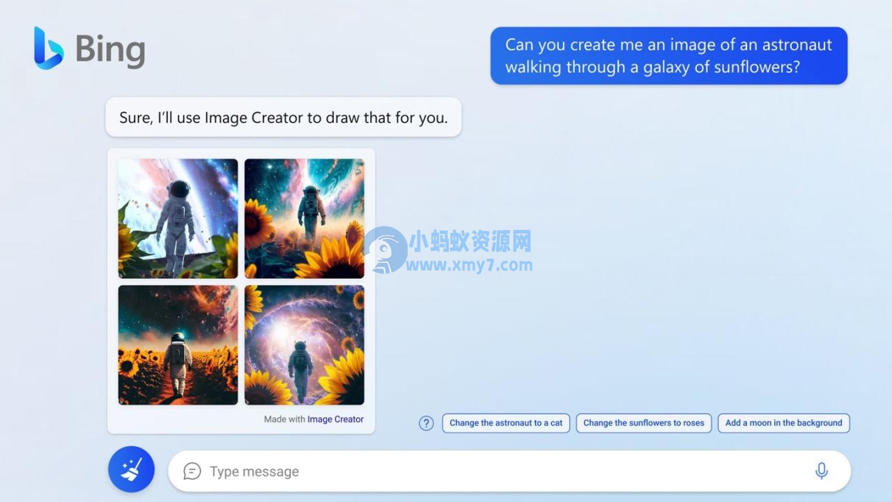 可基于文本生成图像了，微软宣布必应聊天整合 Bing Image Creator 功能