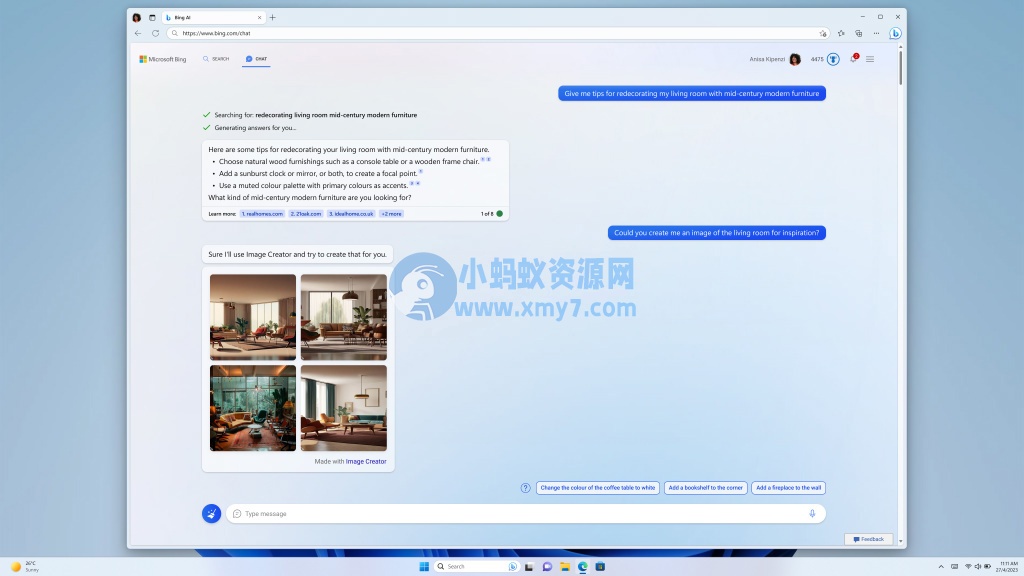 可基于文本生成图像了，微软宣布必应聊天整合 Bing Image Creator 功能