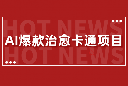 AI批量制作爆款治愈卡通梗图视频，轻松变现3w+-免费资源网-第16张图片