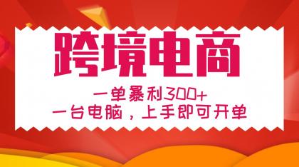 手把手教学跨境电商，一单暴利300+，一台电脑上手即可开单-免费资源网-第14张图片