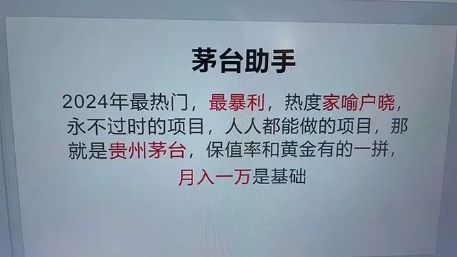 魔法贵州茅台代理，永不淘汰的项目，抛开传统玩法，使用科技，命中率极高-免费资源网-第16张图片
