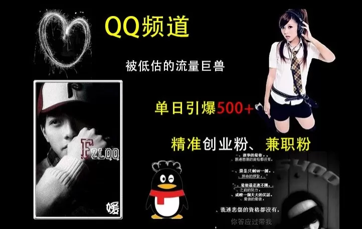 QQ频道：被低估的流量巨兽，单日引500+精准创业F、J职粉的引流秘籍-免费资源网-第16张图片