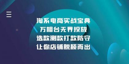 淘系电商实战宝典：万相台无界投放，选款测款打款防守，让你店铺脱颖而出-免费资源网-第18张图片