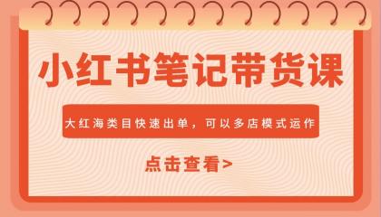 小红书笔记带货课，大红海类目快速出单，市场大，可以多店模式运作-免费资源网-第13张图片