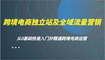 跨境电商独立站及全域流量营销，从0基础快速入门并精通跨境电商运营-免费资源网-第12张图片