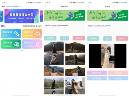 净印短视频去水印工具-图集一件解析-免费资源网-第12张图片