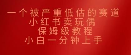 一个被严重低估的赛道，小红书的卖公仔，家庭保姆级实例教程，小白一min入门-免费资源网-第12张图片