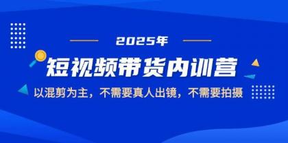 2025短视频带货内训营，以混剪为主，不需要真人出镜，不需要拍摄-免费资源网-第13张图片