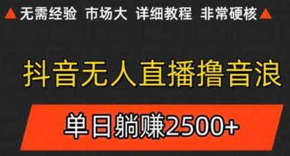 抖音无人直播6.0 简单无脑可矩阵 每天两小时轻松躺赚500+-免费资源网-第14张图片