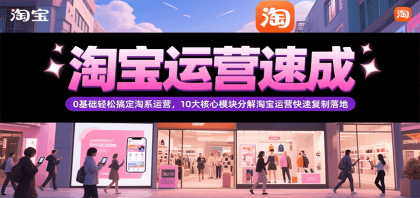 淘宝运营速成，0基础轻松搞定网店运营，10大核心模块分解快速复制落地（更新）-免费资源网-第20张图片