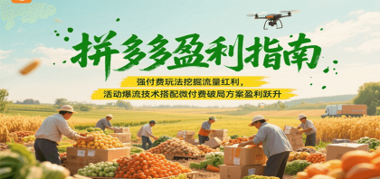 拼多多盈利指南：强付费玩法挖掘流量红利，活动爆流技术搭配微付费方案实现盈利跃升-免费资源网-第20张图片