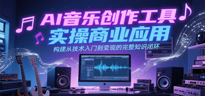 AI音乐创作工具实操商业应用，构建从技术入门到变现的完整知识闭环-免费资源网-第20张图片