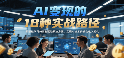 AI变现的18种实战路径，零基础学习AI商业落地解决方案，实现AI技术的被动收入转化-免费资源网-第19张图片